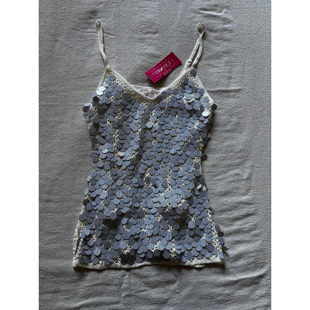 NWT Oh Yes! Sequin Camisole Tank Top